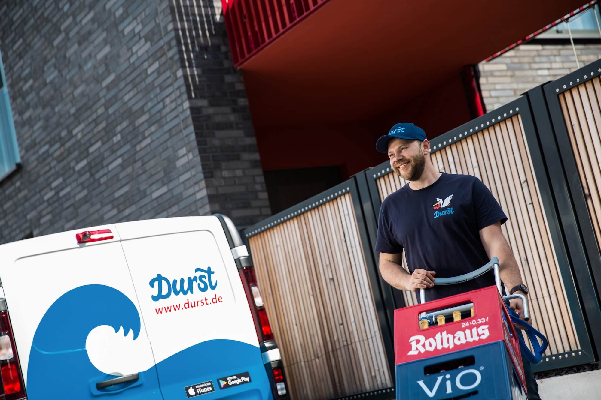 Durst Getränkelieferung durch einen lokalen Händler